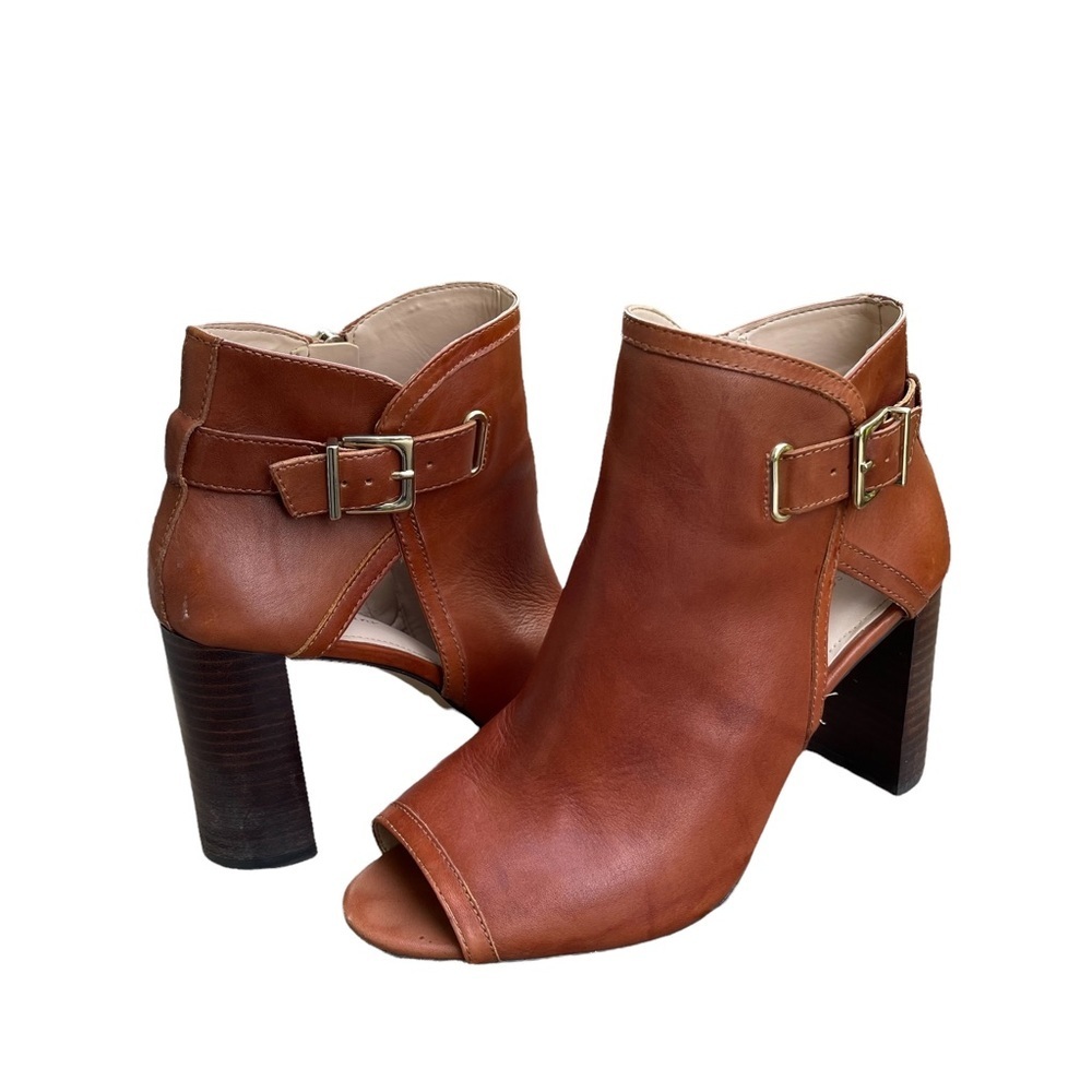 Essex Lane Colina Leather‎ Upper Booties Size:10